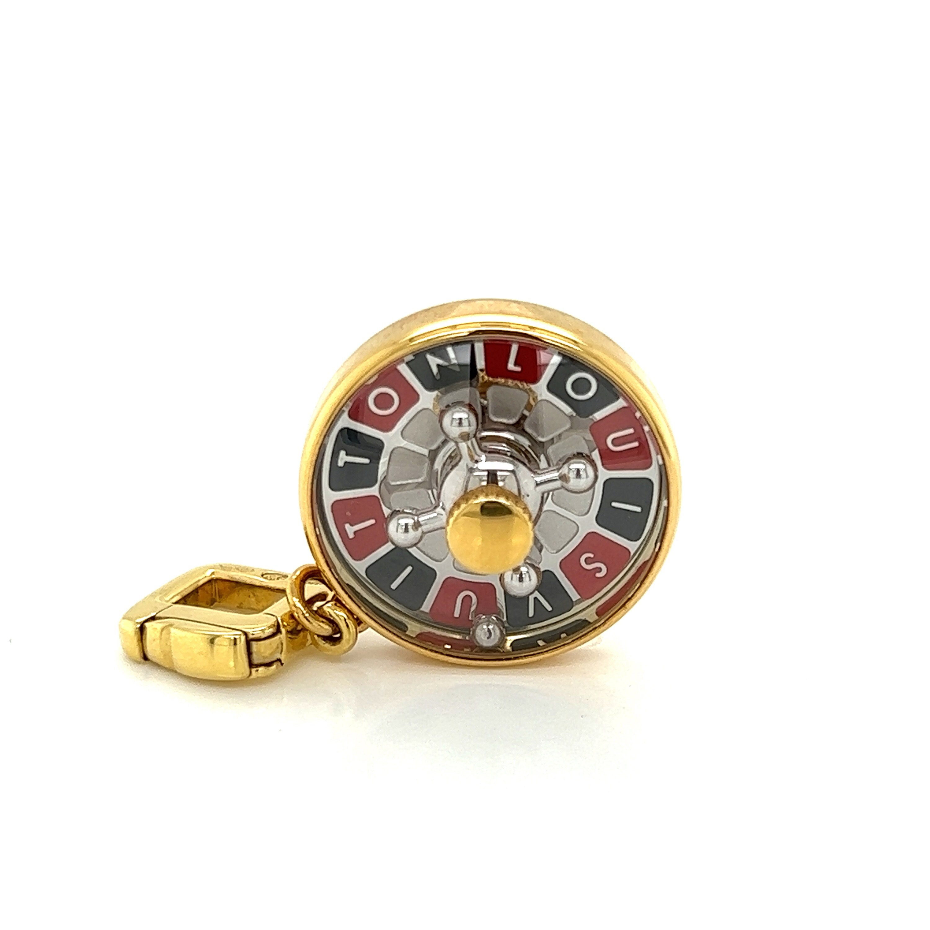 25783 - Louis Vuitton 18k Yellow Gold Roulette Game Wheel