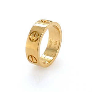 Cartier love ring dupe etsy Clearance