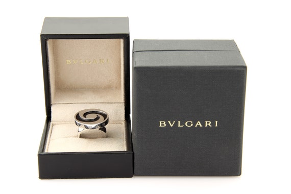 16130 - Bvlgari Onyx Spinning Optical 18k Gold & Stainless 16130 - Bvlgari Onyx Spinning Optical 18k Gold & Stainless