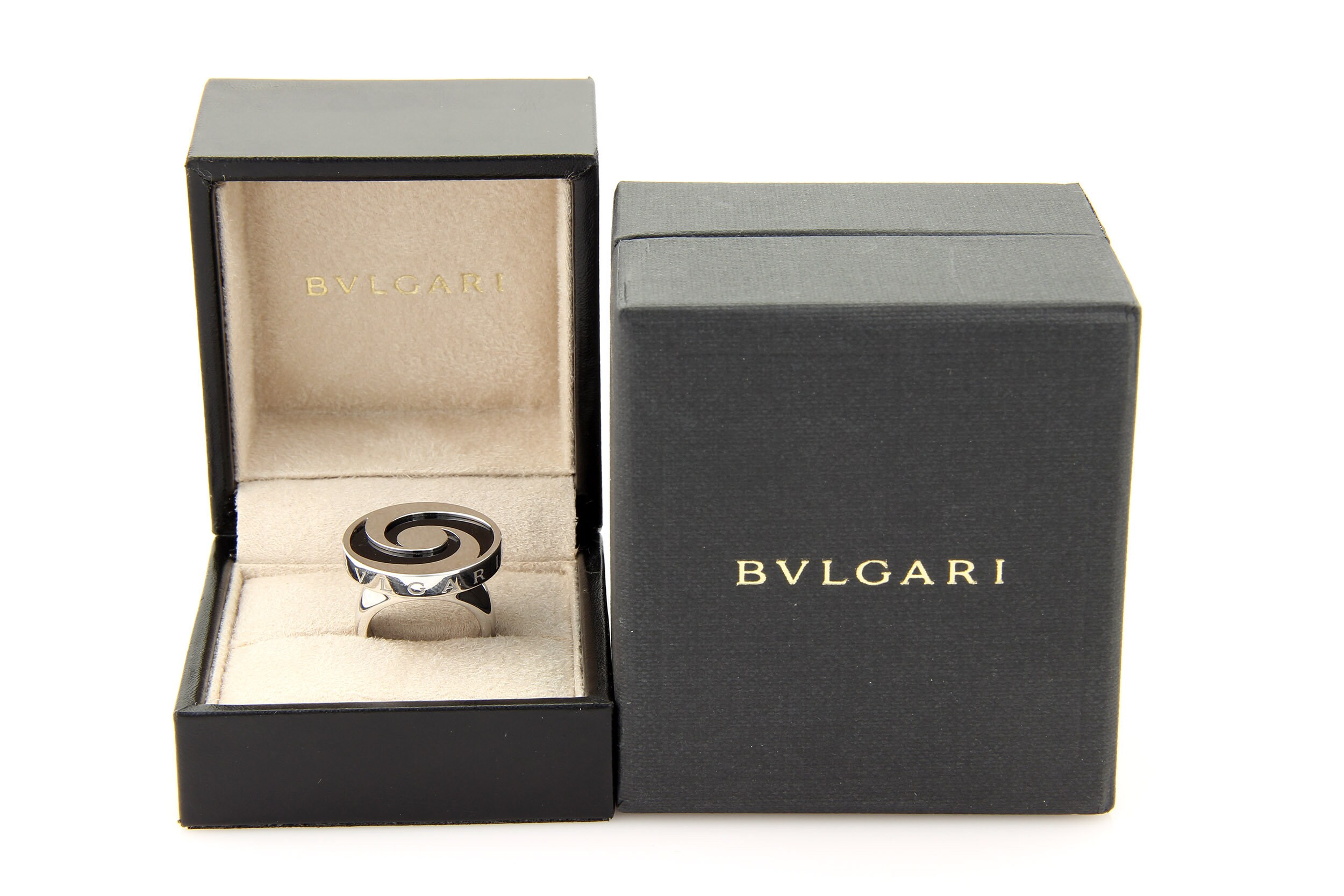 16130 - Bvlgari Onyx Spinning Optical 18k Gold & Stainless 16130 - Bvlgari Onyx Spinning Optical 18k Gold & Stainless