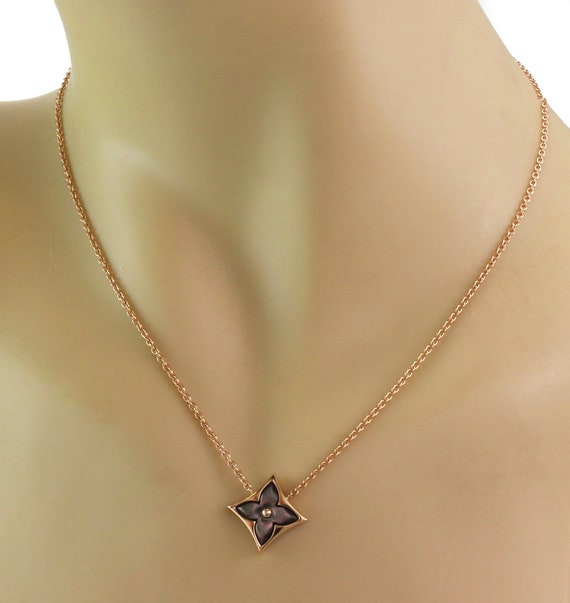 Louis Vuitton Blossom Grey Mother of Pearl 18k Pink Gold 