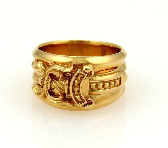 Chrome Hearts 22k Gold Dagger Ring 1992 9 Rare Etsy