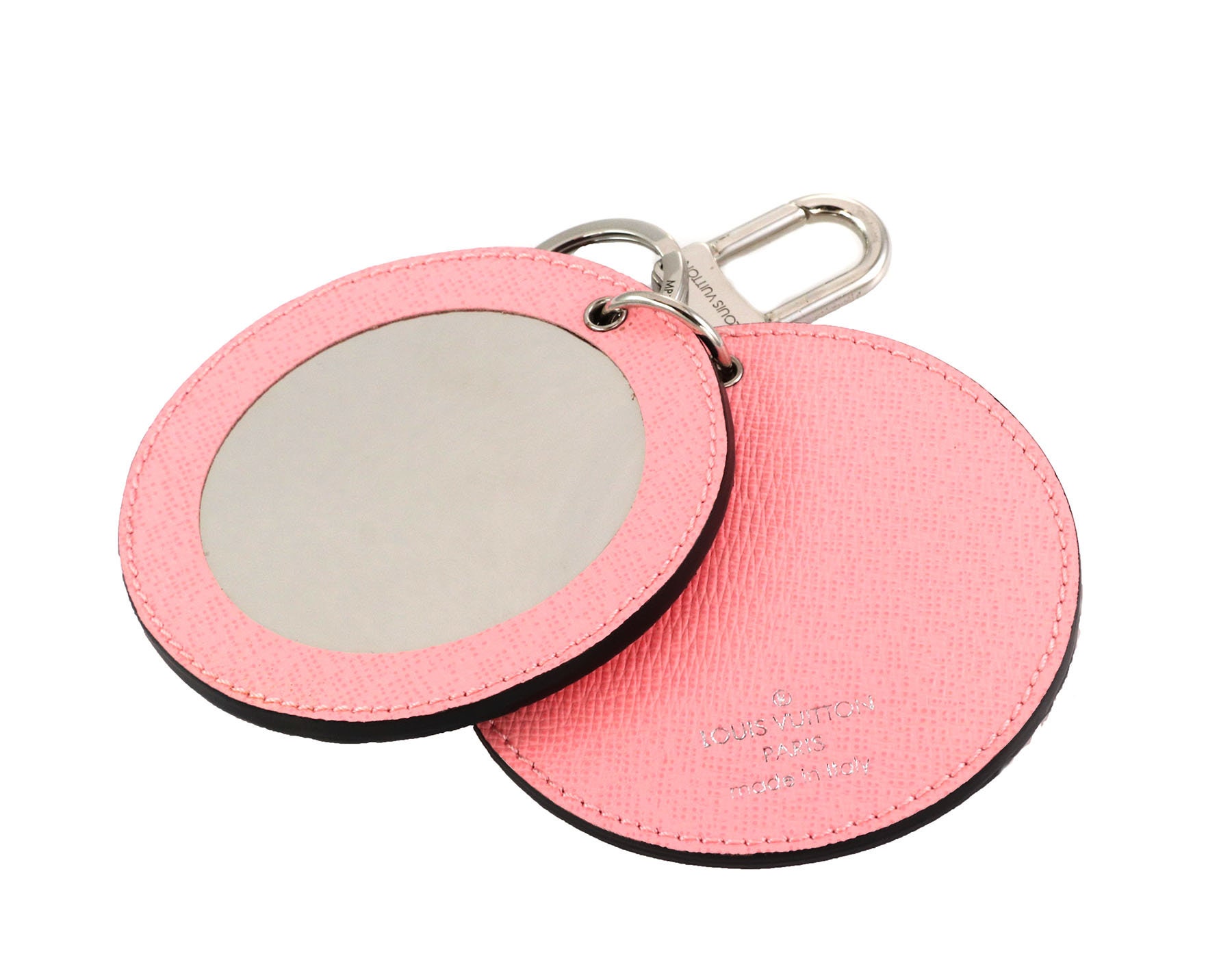 Louis Vuitton Mirror 2 Round Disc Pink & Black Floral Bag 