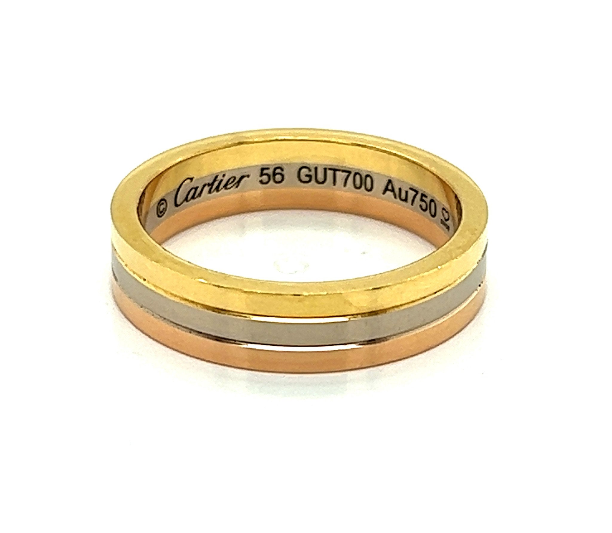 27694 - Cartier Vendome Louis Cartier 18k Tri-color Gold 4.8 27694 - Cartier Vendome Louis Cartier 18k Tri-color Gold 4.8