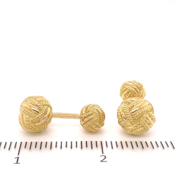25133 - Tiffany & Co. Schlumberger 18k Yellow Gold Double Woven