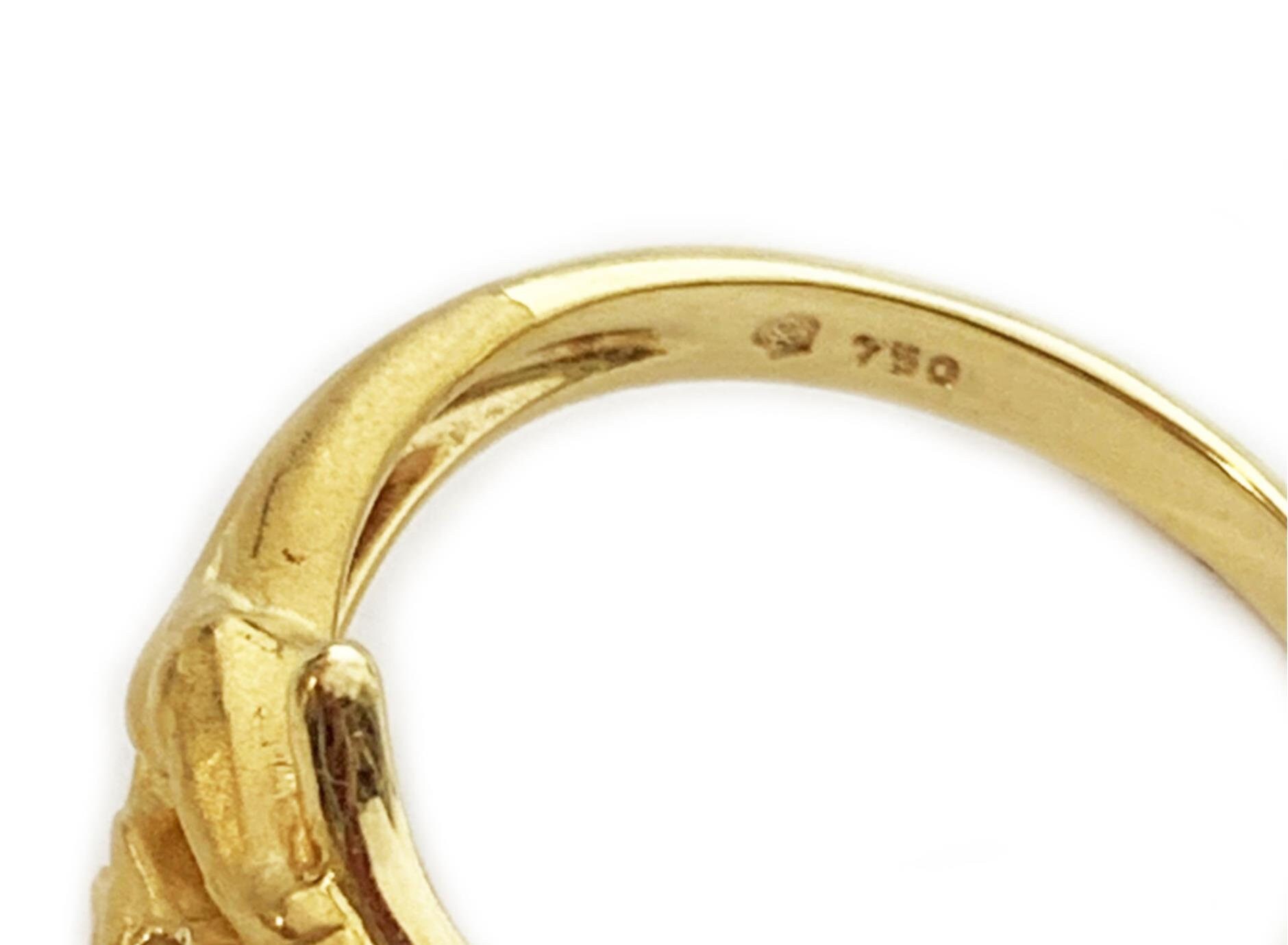 22802 Carrera Y Carrera 18k Yellow Gold Panther Ring Etsy Canada