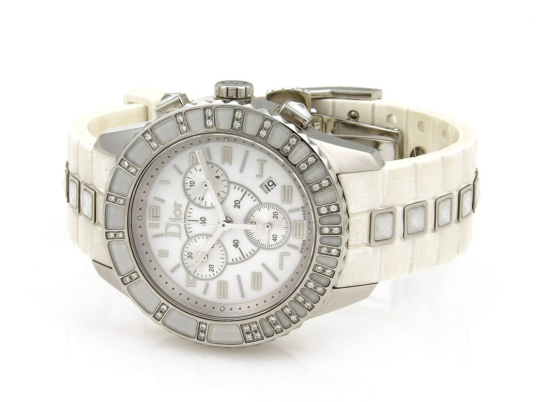 クリスチャンディオール\r
DIOR.MaNia ノースリーブ Christian Dior Christal Red Sapphire Diamond Bezel Stainless