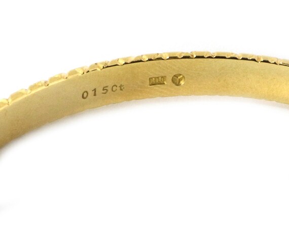 23070 - Ruby Textured Snake Bypass 18k Yellow Gol… - image 4