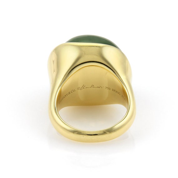 26833 - Tiffany & Co. Peretti Cabochon Green Jade… - image 3