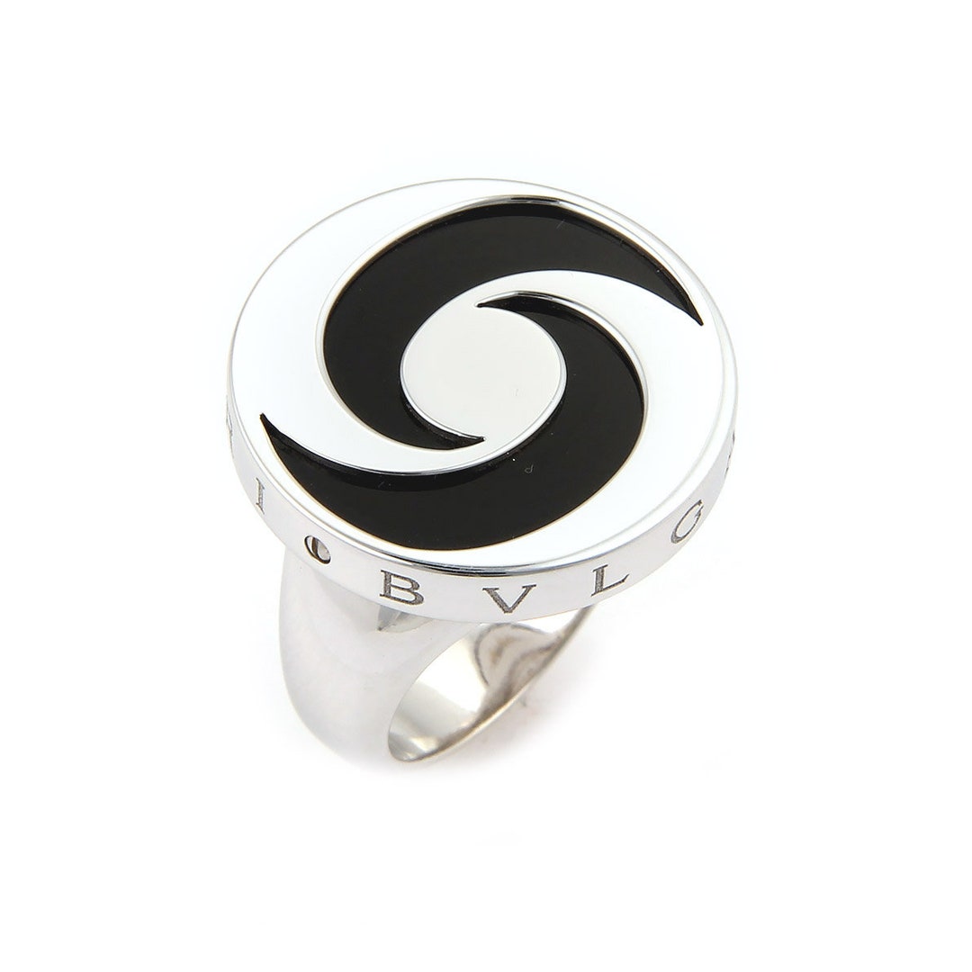 16130 - Bvlgari Onyx Spinning Optical 18k Gold & Stainless 16130 - Bvlgari Onyx Spinning Optical 18k Gold & Stainless
