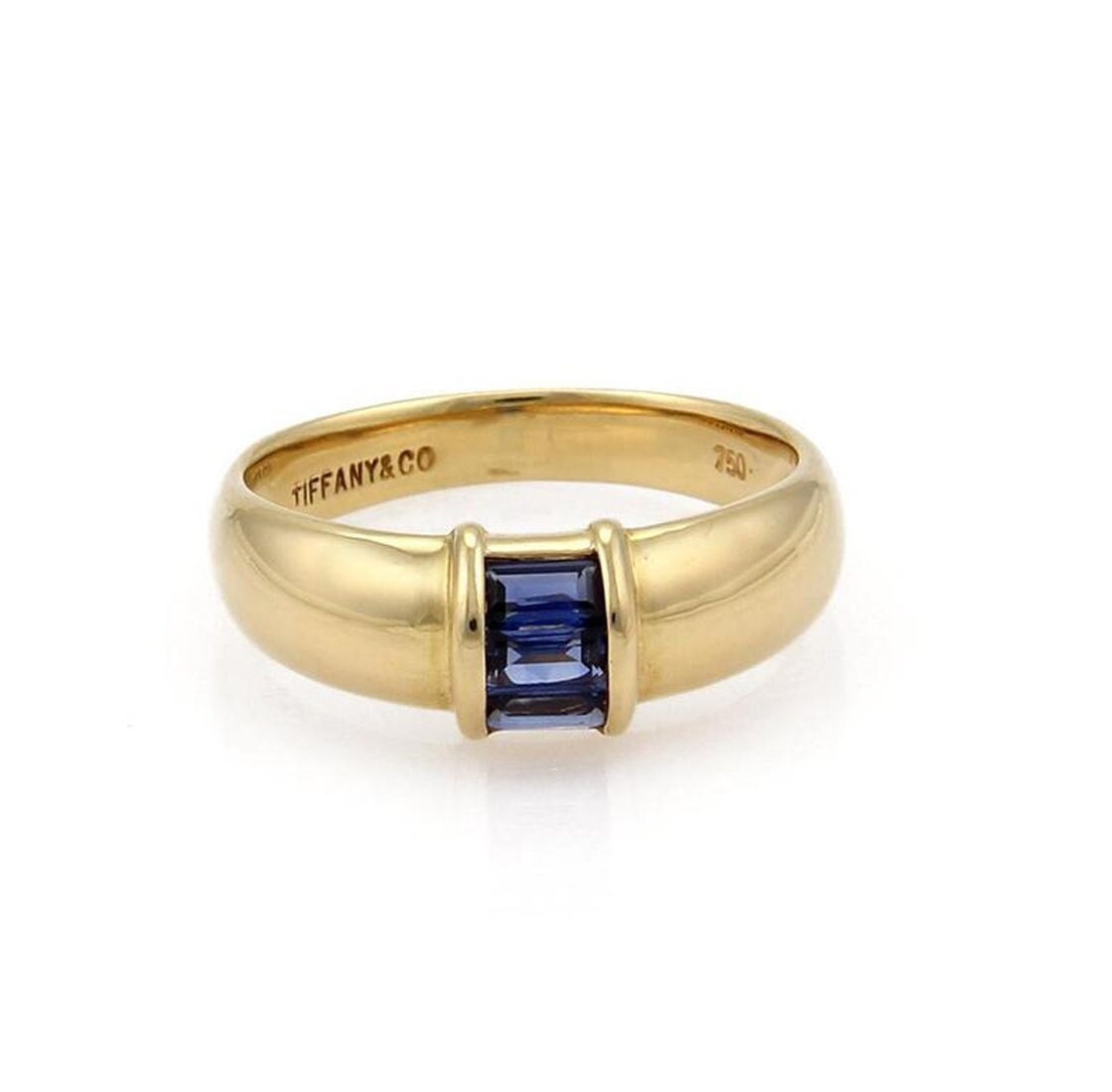 Baguette Sapphire 18k Yellow 