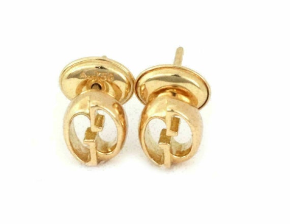 Gucci Running G 18K Yellow Gold Stud Earrings | Raffi Jewellers