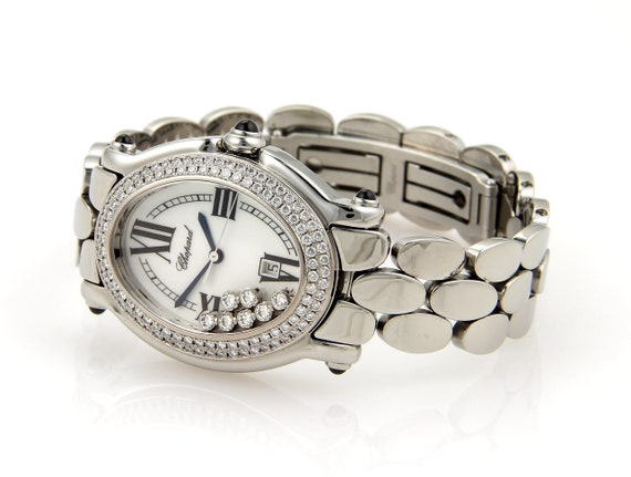 17135 - Chopard Happy Sport Oval 7 Floating Diamo… - image 1