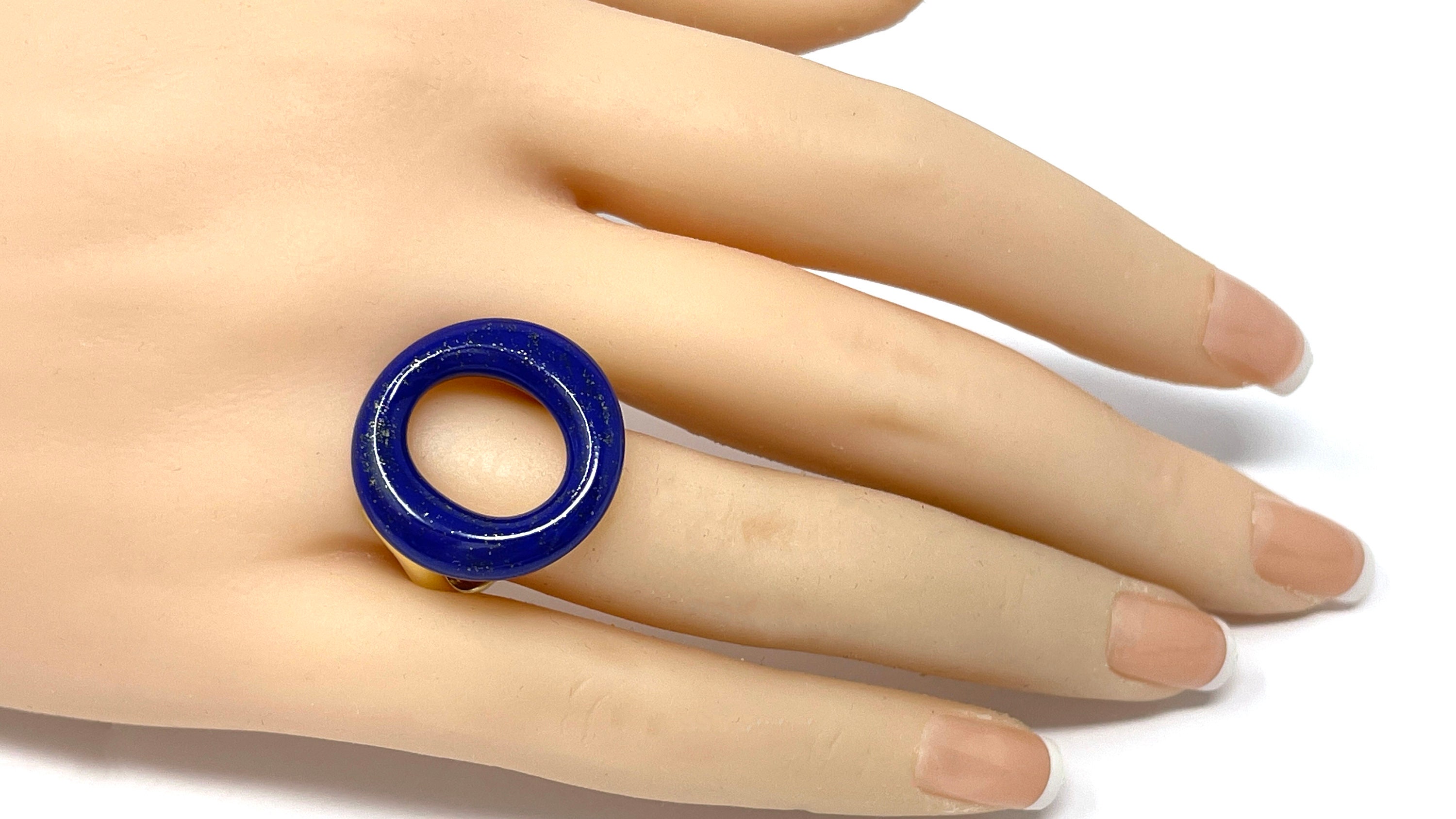 25421 - Tiffany & Co. Peretti Sevillana Lapis Lazuli 18k