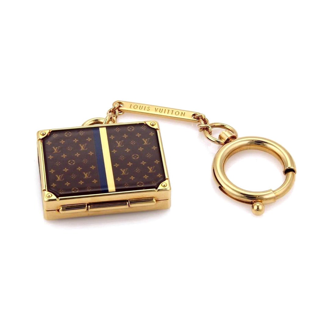 Louis Vuitton, Jewelry, Vintage Louis Vuitton Black Enamel Large Trunks  Bags Charm Necklace