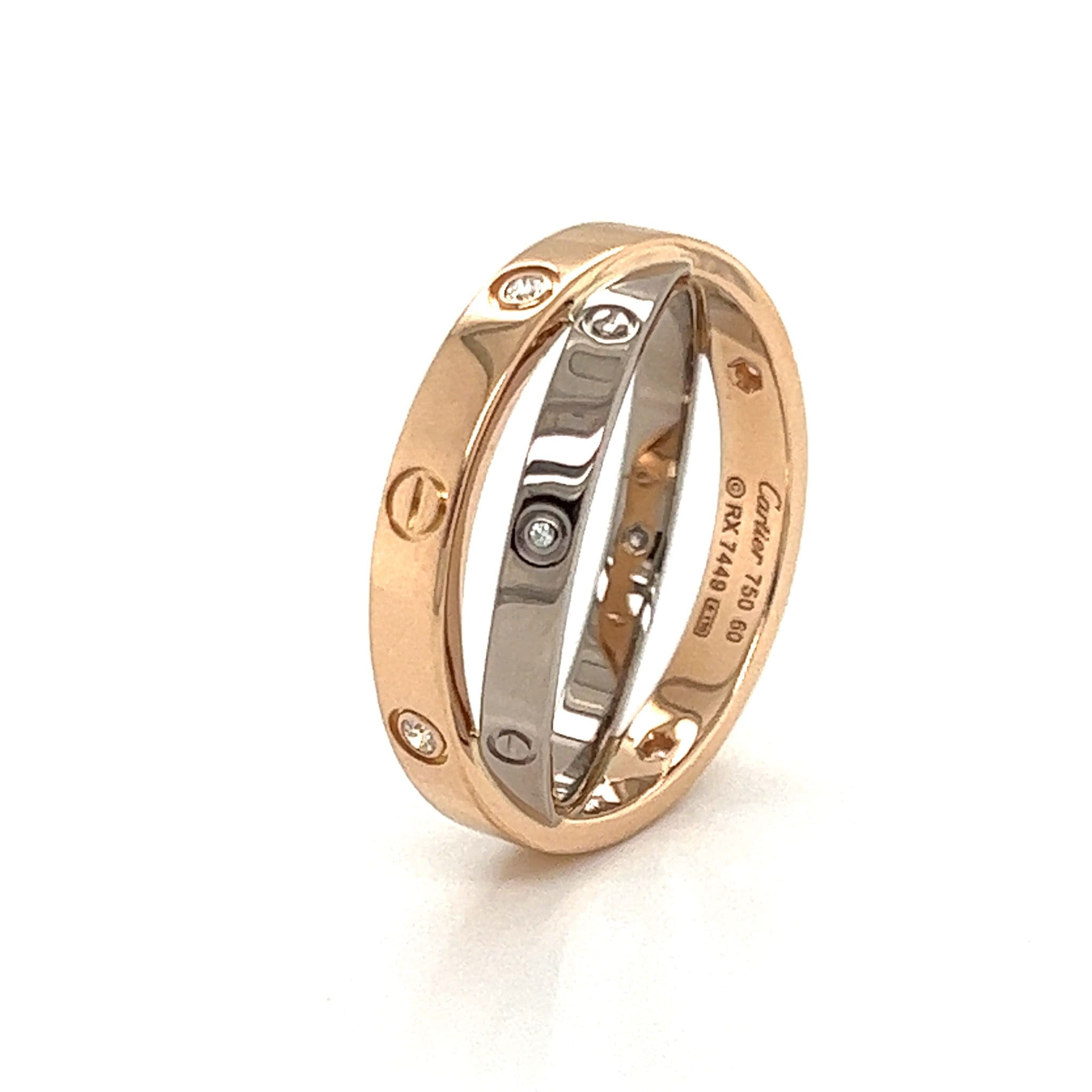 Love pink gold ring Cartier Gold size 53 MM in Pink gold - 39254305