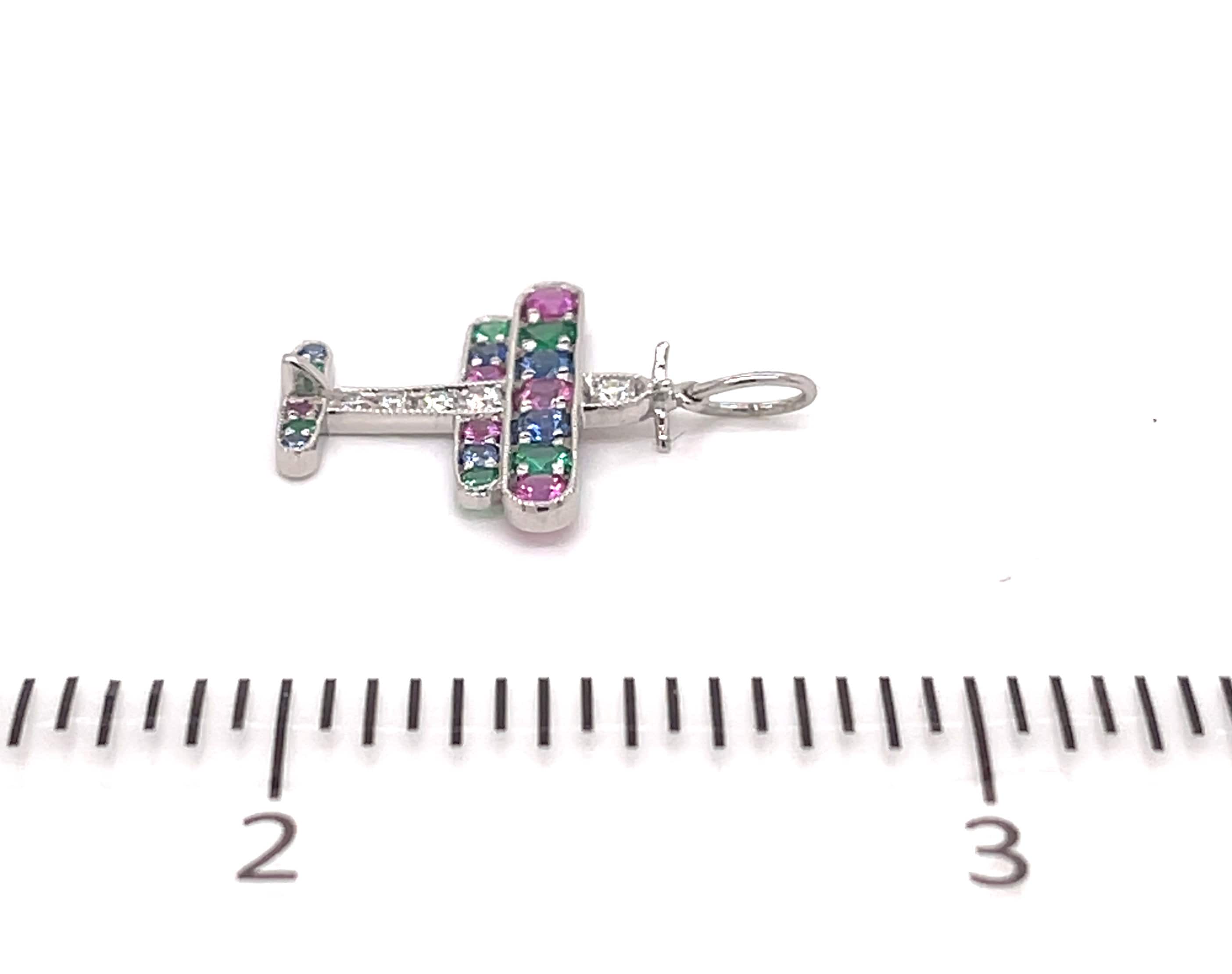 Tiffany and co airplane charm discount