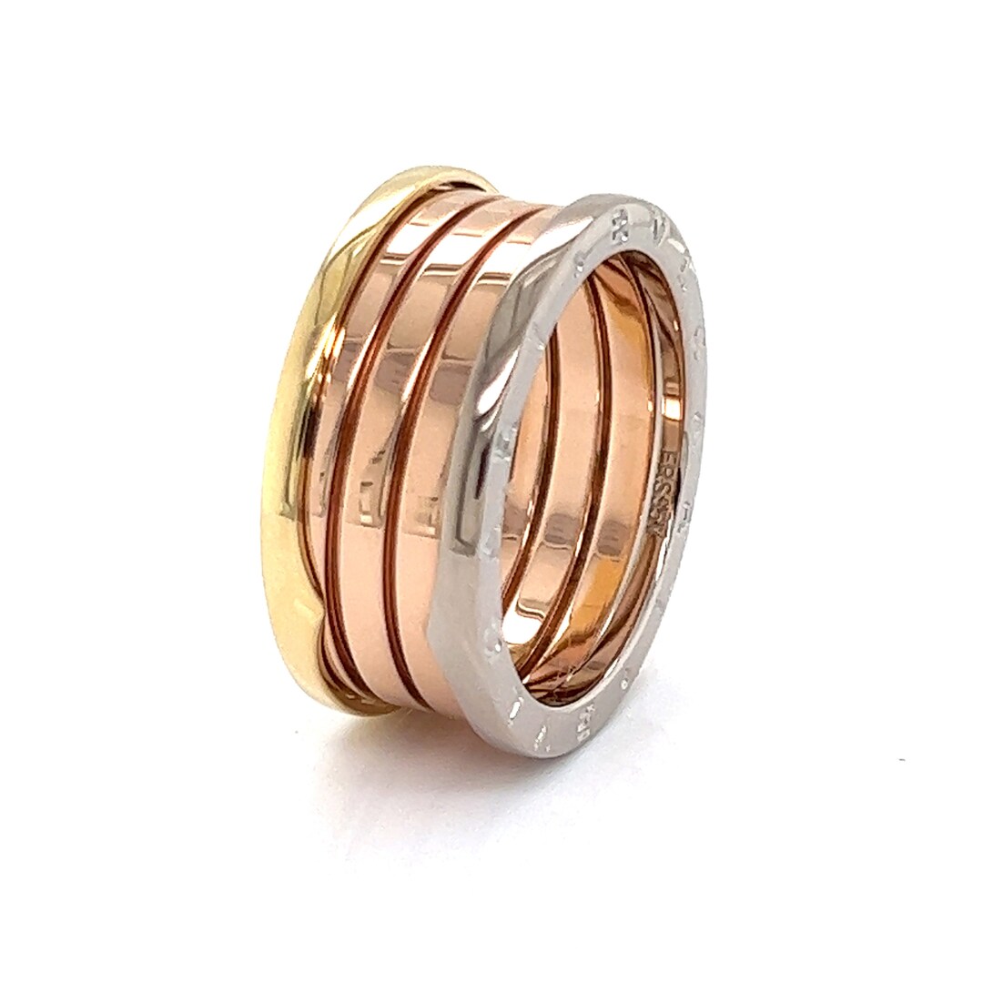 Bvlgari Bulgari B Zero-1 18k Yellow Gold 8.5mm Wide Band