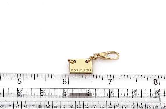 19398 - Bvlgari Signature 2 Page Binder 18k Yellow Gold Charm - Etsy