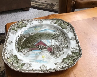 Vintage Johnson Bros Friendly Village Salad Plate from 1960’s