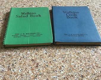 Jello Vintage Cookbooks Slim Wallet Watkins Cook Book