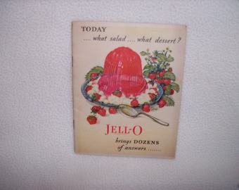 Vintage 1928 Jello Recipe Book
