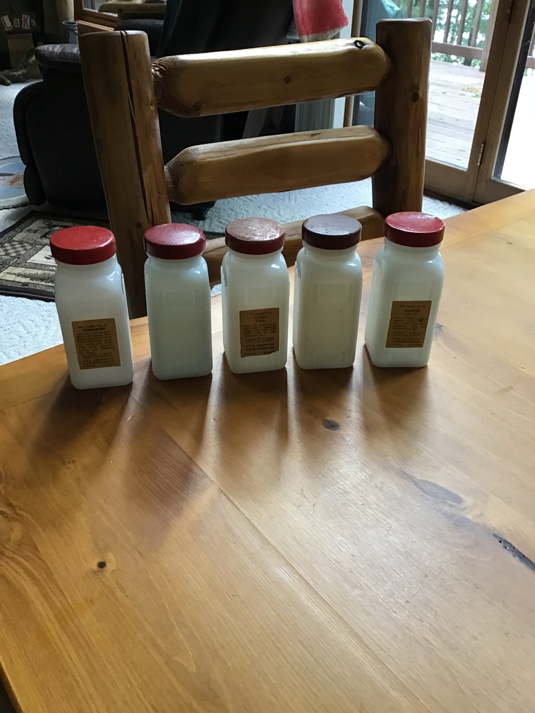 Vintage Griffiths Spice Jars From the 1940s Etsy