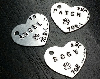 Patch Heart Dog ID tag