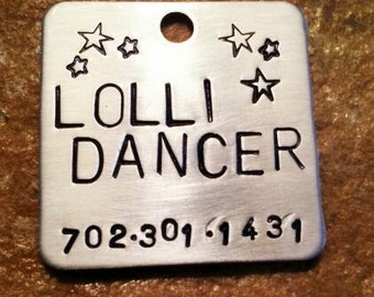 X-Big SQ Dog ID tag