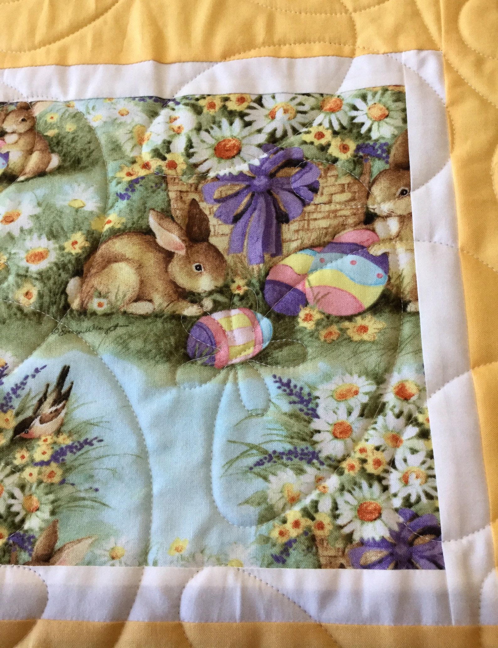 Easter Placemats Quilted Placemats Mats for Easter Spring Etsy