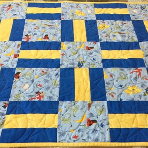 Baby boy Blanket,Stroller cover up,Quilted boy Quilt, Baby Quilt, Crib Blanket, Car seat cover up, Tummy time Quilt, Newborn present