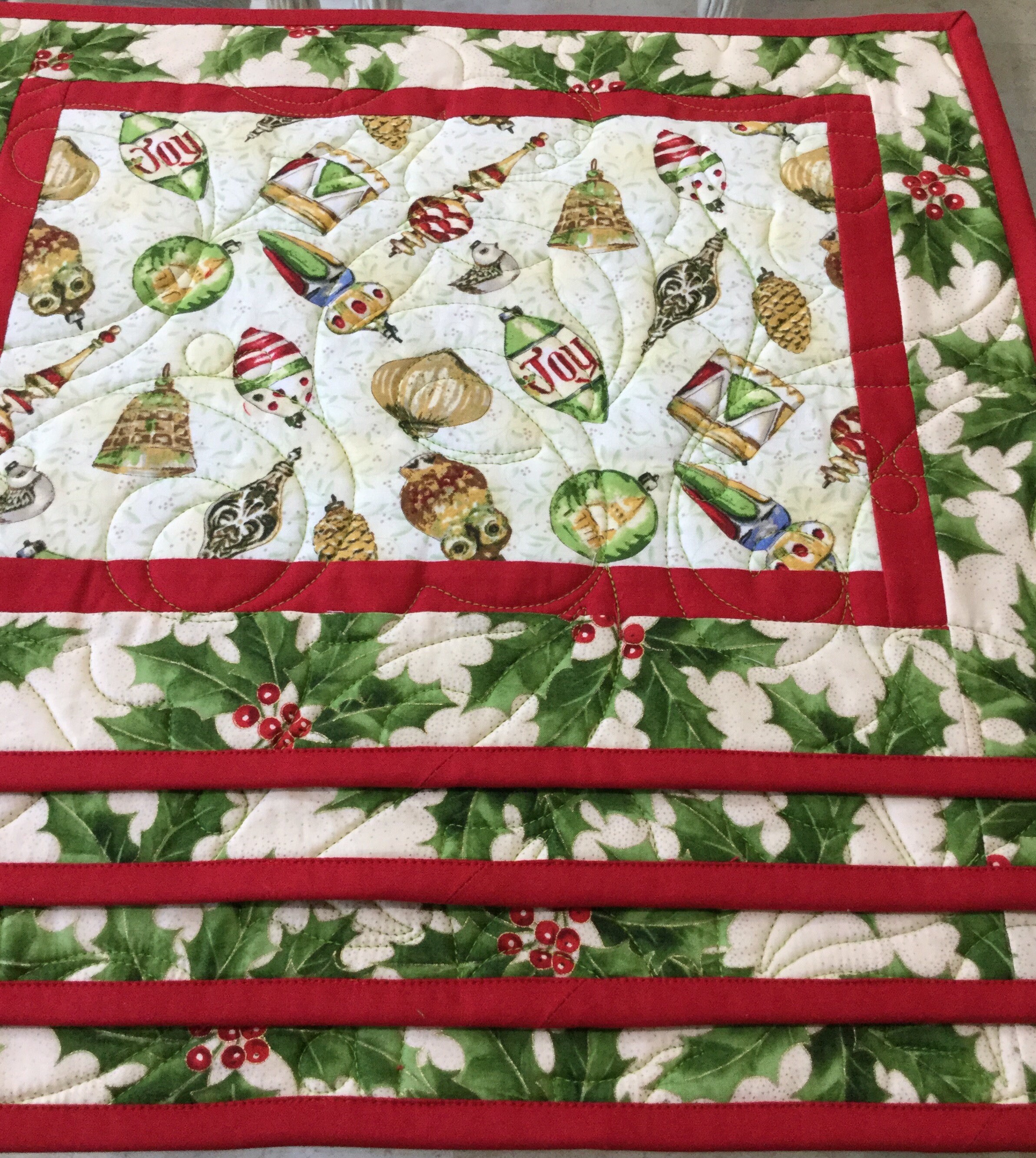 Holiday Placemats Quilted Placemats Christmas Placemats Etsy UK