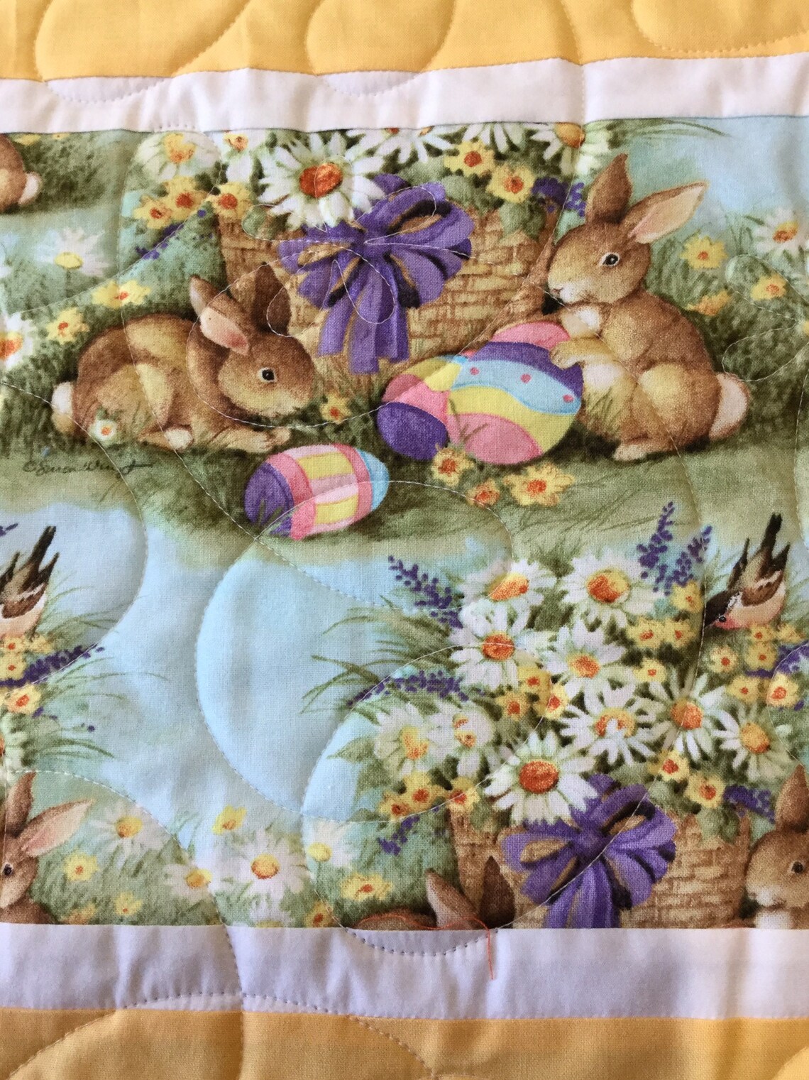 Easter Placemats Quilted Placemats Mats for Easter Spring Etsy