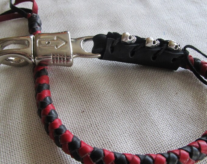 red and black get back whip