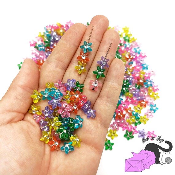 Crystal star beads clearance