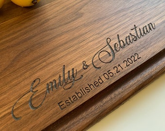 Personalized Charcuterie Board Canada, Engraved Gift, Custom Cutting Board, Wedding Gifts, Newlywed Gift, Gifts for Couple, Custom Gift