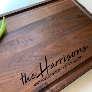 Personalized Charcuterie Board Canada, Engraved Gift, Custom Cutting Board, Wedding Gifts, Newlywed Gift, Gifts for Couple, Custom Gift