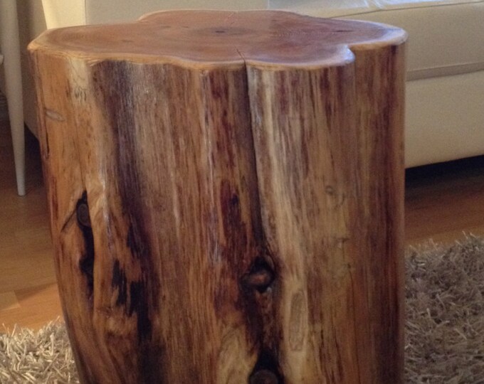 Wood Stump Side Tables End Tables Coffee Tablesrustic Etsy Canada