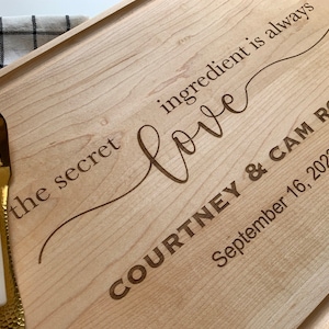 Personalized Cutting Board, Engraved Cutting Board, Wedding Gift, Anniversary Gift, Engagement Gift, Couples Gift, Custom Wedding Gifts