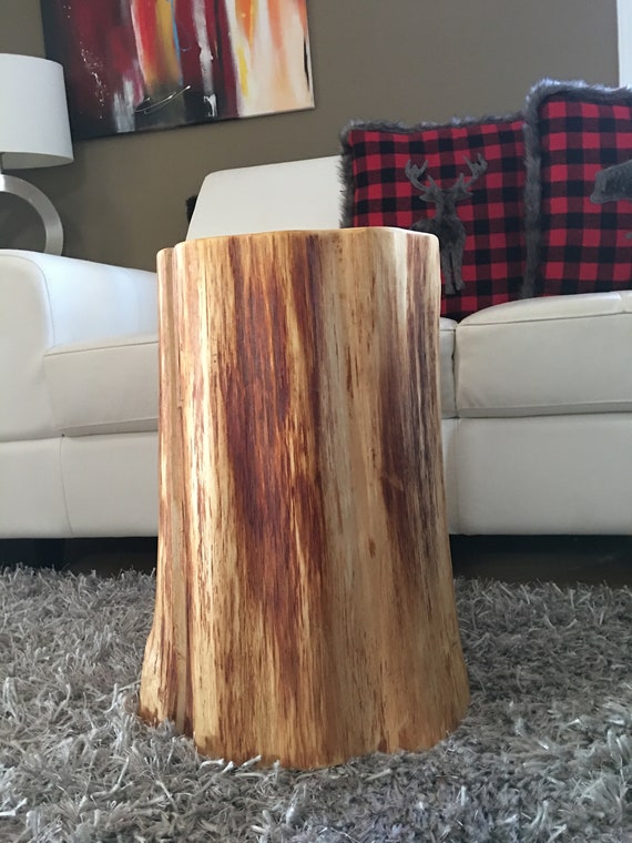Stump Tables Log Furniture Stump Coffee Table Wood Block Etsy