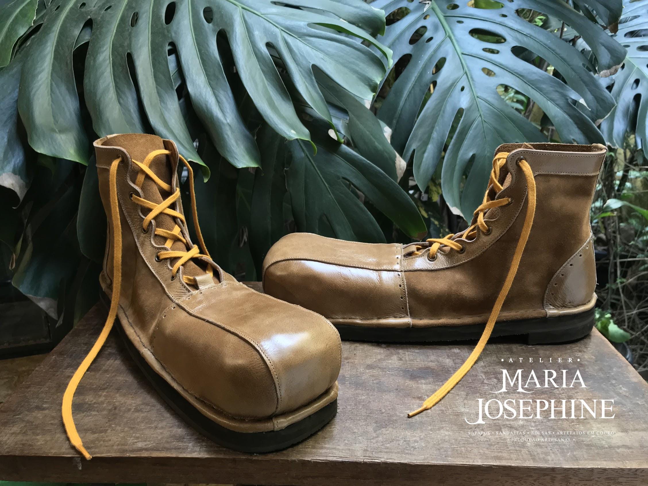 Handmade Leather Clown Shoes - Mod.45 - Etsy