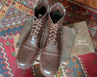 Leather clown shoes mod.98