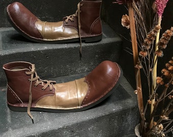 Handmade leather Clown Shoes - mod.86
