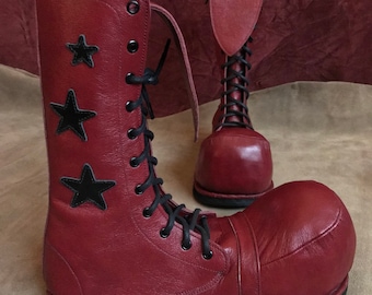 Zapatos de payaso de cuero - mod.80