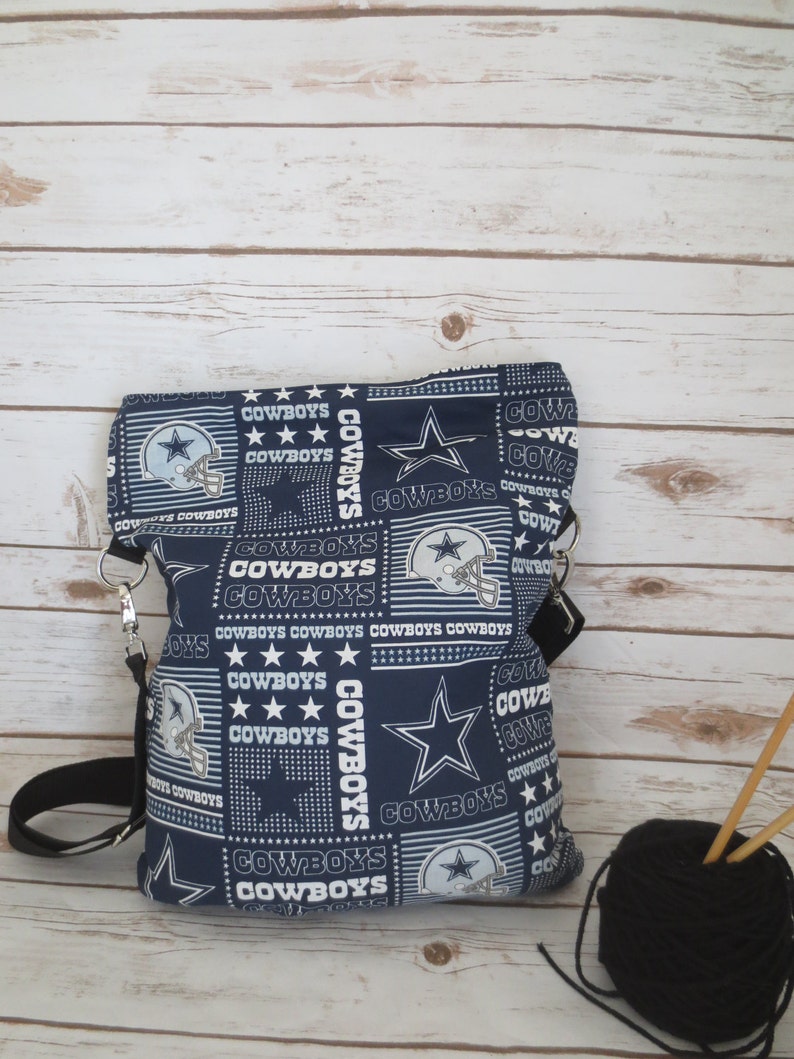 Dallas Cowboys Knitting Tote