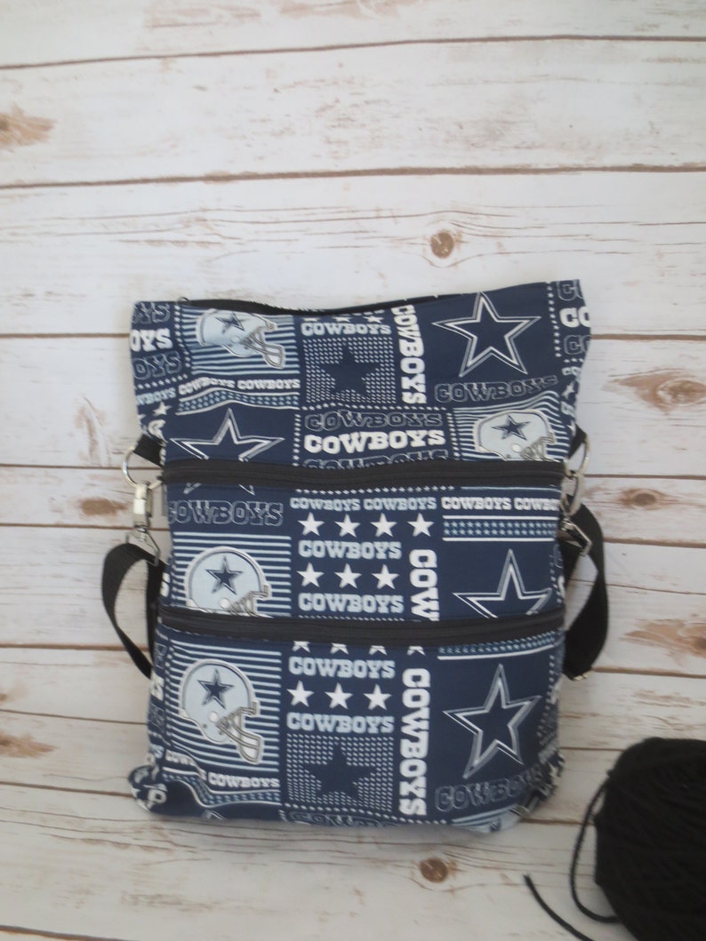 Dallas Cowboys Knitting Tote
