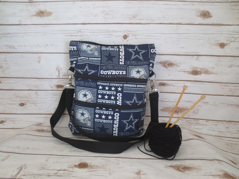Dallas Cowboys Knitting Tote