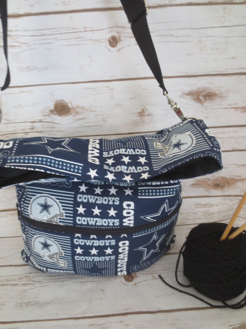 Dallas Cowboys Knitting Tote