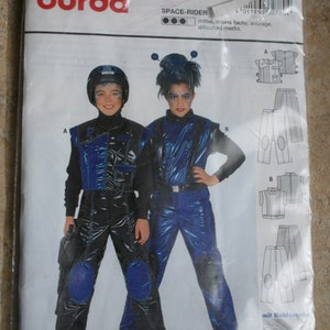 UNCUT Burda pattern 2780 for a Space Rider Sz 7-12 Kids