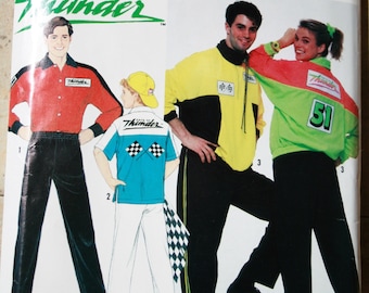 Rare UNCUT Simplicity pattern 9848 for ‘Days of Thunder’ Adult XS - XL.